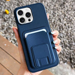 Quadratische Faltbare Kartenetui Halter Handyhülle, Für iPhone 16 Plus, Für iPhone 16, Für iPhone 15 Pro Max, Für iPhone 15 Pro, Für iPhone 15 Plus, Für iPhone 15