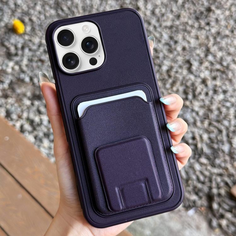 Quadratische Faltbare Kartenetui Halter Handyhülle, Für iPhone 16 Plus, Für iPhone 16, Für iPhone 15 Pro Max, Für iPhone 15 Pro, Für iPhone 15 Plus, Für iPhone 15