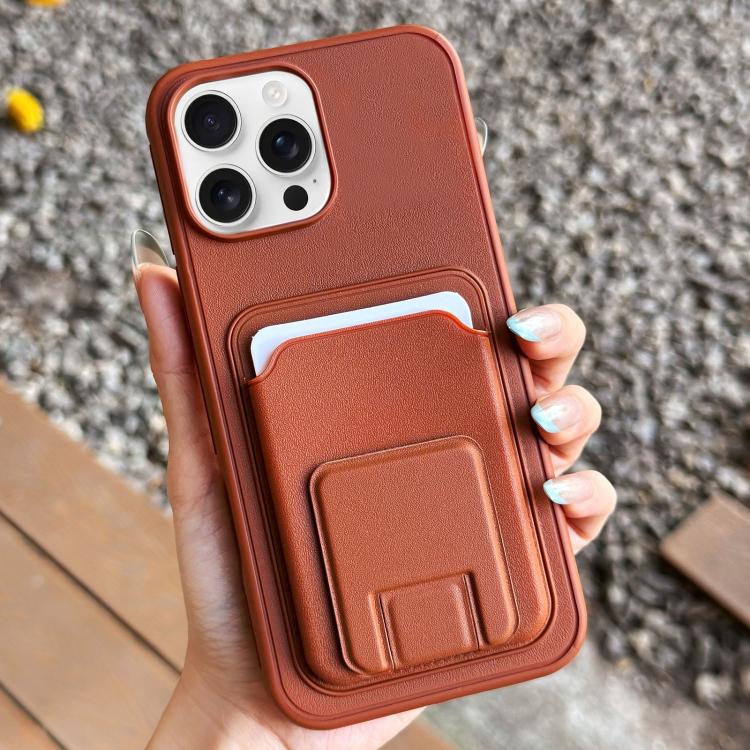 Quadratische Faltbare Kartenetui Halter Handyhülle, Für iPhone 16 Plus, Für iPhone 16, Für iPhone 15 Pro Max, Für iPhone 15 Pro, Für iPhone 15 Plus, Für iPhone 15