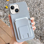 Quadratische Faltbare Kartenetui Halter Handyhülle, Für iPhone 16 Plus, Für iPhone 16, Für iPhone 15 Pro Max, Für iPhone 15 Pro, Für iPhone 15 Plus, Für iPhone 15