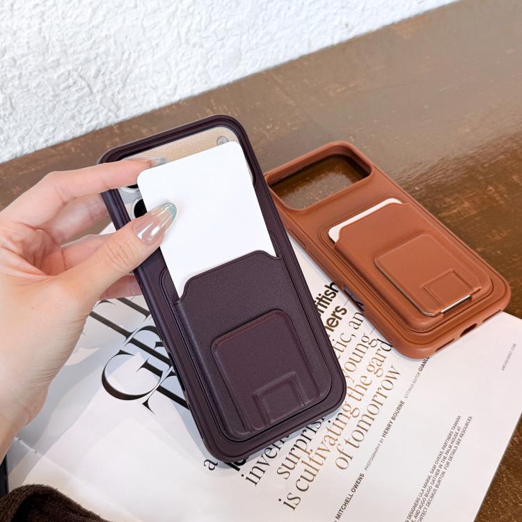 Quadratische Faltbare Kartenetui Halter Handyhülle, Für iPhone 16 Plus, Für iPhone 16, Für iPhone 15 Pro Max, Für iPhone 15 Pro, Für iPhone 15 Plus, Für iPhone 15
