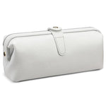 Praktische Waschung Echtes Leder Make-up-Tool-Aufbewahrungstasche