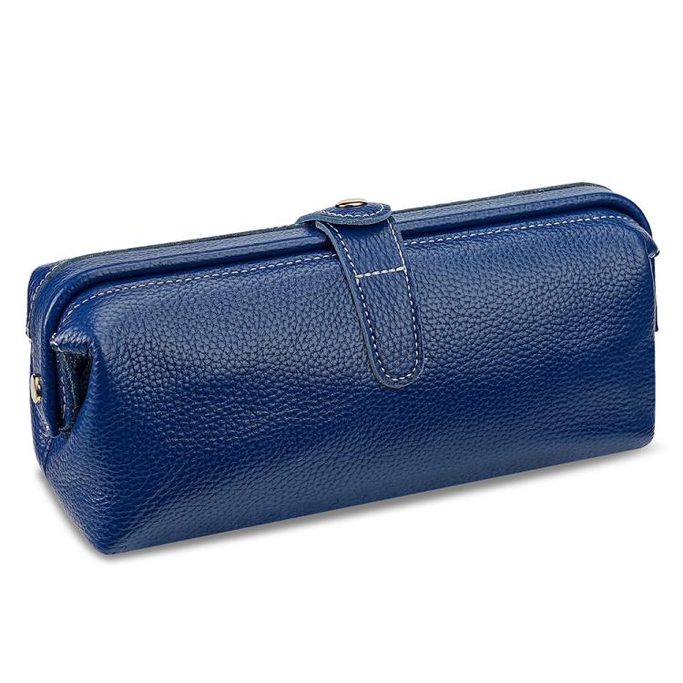 Praktische Waschung Echtes Leder Make-up-Tool-Aufbewahrungstasche