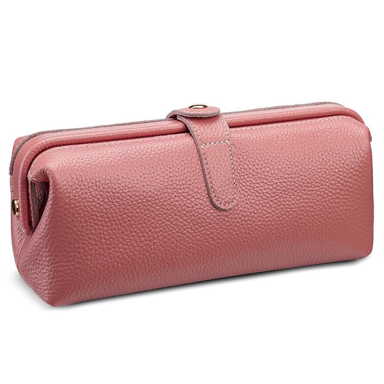Praktische Waschung Echtes Leder Make-up-Tool-Aufbewahrungstasche