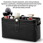 Praktische Waschung Echtes Leder Make-up-Tool-Aufbewahrungstasche