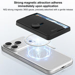 XDcase Seitlich drückbarer magnetischer 3-Kartenhalter für iPhone / Galaxy & mehr