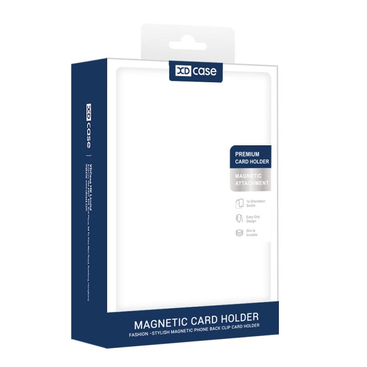 XDcase Seitlich drückbarer magnetischer 3-Kartenhalter für iPhone / Galaxy & mehr