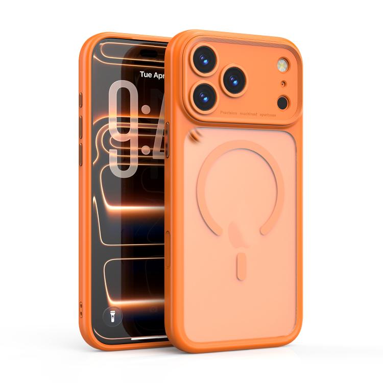 Precision Hole PC Transparent Shockproof Magnetic Phone Case, For iPhone 17 Pro Max, For iPhone 17 Pro