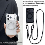 XDcase Pivot Stand Four-Corner Hole Magnetic Phone Case, Lanyard Not Included, For iPhone 17 Pro Max, For iPhone 17 Pro