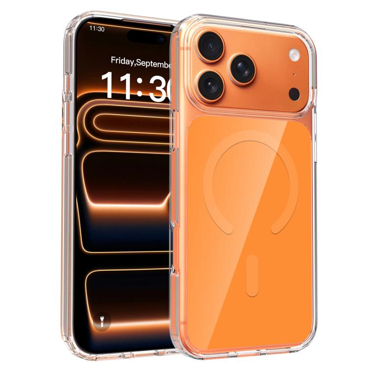 Colorful Hard PC Hybrid Soft TPU Magnetic Phone Case, For iPhone 17 Pro Max, For iPhone 17 Pro, For iPhone 17