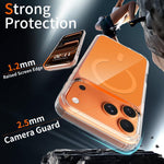 Bunte Harte PC Hybrid Weiche TPU Magnetische Handyhülle, Für iPhone 17 Pro Max, Für iPhone 17 Pro, Für iPhone 17