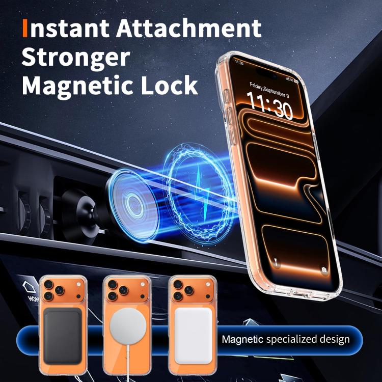 Bunte Harte PC Hybrid Weiche TPU Magnetische Handyhülle, Für iPhone 17 Pro Max, Für iPhone 17 Pro, Für iPhone 17