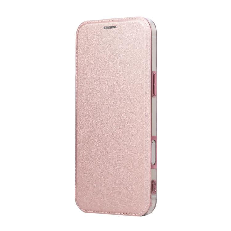 Ultradünner Drehbarer Halter Magnetische Beschichtung Vegane Leder Handyhülle, Für iPhone 17e / 16e, Für iPhone 17 Pro Max, Für iPhone 17 Pro, Für iPhone 17, Für iPhone Air, Für iPhone 16 Pro Max