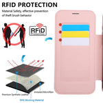 Ultradünner Drehbarer Halter Magnetische Beschichtung Vegane Leder Handyhülle, Für iPhone 17e / 16e, Für iPhone 17 Pro Max, Für iPhone 17 Pro, Für iPhone 17, Für iPhone Air, Für iPhone 16 Pro Max