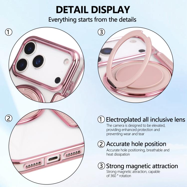 Ultradünner Drehbarer Halter Magnetische Beschichtung Vegane Leder Handyhülle, Für iPhone 17e / 16e, Für iPhone 17 Pro Max, Für iPhone 17 Pro, Für iPhone 17, Für iPhone Air, Für iPhone 16 Pro Max