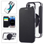 Ultra-thin Rotation Holder Magnetic Plating Vegan Leather Phone Case, For iPhone 16 Pro, For iPhone 16 Plus, For iPhone 16, For iPhone 15 Pro Max, For iPhone 15 Pro, For iPhone 15 Plus / 14 Plus