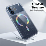 Glitzer Magnetische TPU Handyhülle, Für iPhone 17 Pro Max, Für iPhone 17 Pro