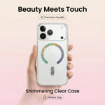 Glitzer Magnetische TPU Handyhülle, Für iPhone 17 Pro Max, Für iPhone 17 Pro