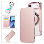 Ultra-thin Magnetic Plating Vegan Leather Phone Case, For iPhone 17 Pro Max, For iPhone 17 Pro, For iPhone 17, For iPhone Air, For iPhone 16e, For iPhone 16 Pro Max