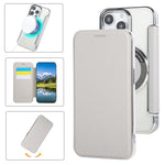 Ultra-thin Magnetic Plating Vegan Leather Phone Case, For iPhone 12 / 12 Pro, For iPhone 12 Pro Max