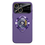 Glaze PC Camera Window Gyro Kickstand Magnetic Phone Case, For iPhone 16 Plus, For iPhone 16, For iPhone 15 Pro Max, For iPhone 15 Pro, For iPhone 15 Plus, For iPhone 15