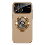 Glasierte PC-Kamera-Fenster Gyro-Kickstand Magnetische Handyhülle, Für iPhone 14 Plus, Für iPhone 14, Für iPhone 14 Pro, Für iPhone 14 Pro Max, Für iPhone 13 Pro Max, Für iPhone 13 Pro