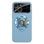 Glasierte PC-Kamera-Fenster Gyro-Kickstand Magnetische Handyhülle, Für iPhone 14 Plus, Für iPhone 14, Für iPhone 14 Pro, Für iPhone 14 Pro Max, Für iPhone 13 Pro Max, Für iPhone 13 Pro