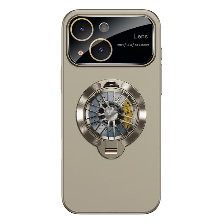 Glasierte PC-Kamera-Fenster Gyro-Kickstand Magnetische Handyhülle, Für iPhone 14 Plus, Für iPhone 14, Für iPhone 14 Pro, Für iPhone 14 Pro Max, Für iPhone 13 Pro Max, Für iPhone 13 Pro