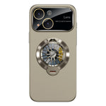 Glasierte PC-Kamera-Fenster Gyro-Kickstand Magnetische Handyhülle, Für iPhone 14 Plus, Für iPhone 14, Für iPhone 14 Pro, Für iPhone 14 Pro Max, Für iPhone 13 Pro Max, Für iPhone 13 Pro