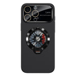 Glasierte PC-Kamera-Fenster Gyro-Kickstand Magnetische Handyhülle, Für iPhone 14 Plus, Für iPhone 14, Für iPhone 14 Pro, Für iPhone 14 Pro Max, Für iPhone 13 Pro Max, Für iPhone 13 Pro