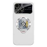 Glasierte PC-Kamera-Fenster Gyro-Kickstand Magnetische Handyhülle, Für iPhone 14 Plus, Für iPhone 14, Für iPhone 14 Pro, Für iPhone 14 Pro Max, Für iPhone 13 Pro Max, Für iPhone 13 Pro