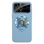 Glasierte PC-Kamera-Fenster Gyro-Kickstand Magnetische Handyhülle, Für iPhone 14 Plus, Für iPhone 14, Für iPhone 14 Pro, Für iPhone 14 Pro Max, Für iPhone 13 Pro Max, Für iPhone 13 Pro