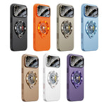 Glasierte PC-Kamera-Fenster Gyro-Kickstand Magnetische Handyhülle, Für iPhone 14 Plus, Für iPhone 14, Für iPhone 14 Pro, Für iPhone 14 Pro Max, Für iPhone 13 Pro Max, Für iPhone 13 Pro