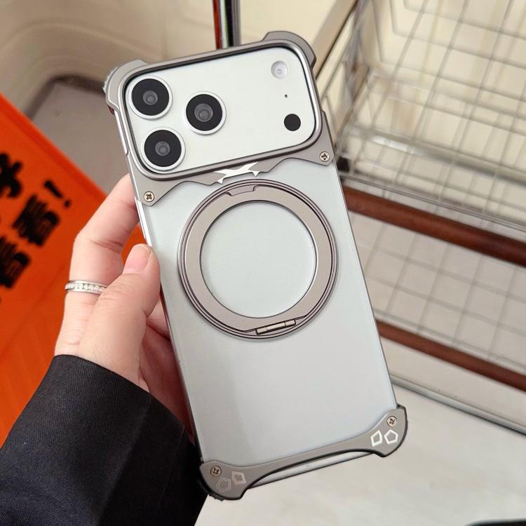 Jaguar Originalfarbe rahmenloser 360-Grad-Drehhalter magnetische Handyhülle, Für iPhone 17 Pro Max, Für iPhone 17 Pro