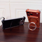 Jaguar Originalfarbe rahmenloser 360-Grad-Drehhalter magnetische Handyhülle, Für iPhone 17 Pro Max, Für iPhone 17 Pro