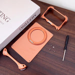 Jaguar Originalfarbe rahmenloser 360-Grad-Drehhalter magnetische Handyhülle, Für iPhone 17 Pro Max, Für iPhone 17 Pro