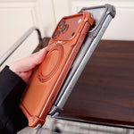 Jaguar Originalfarbe rahmenloser 360-Grad-Drehhalter magnetische Handyhülle, Für iPhone 17 Pro Max, Für iPhone 17 Pro