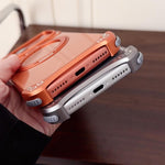 Jaguar Originalfarbe rahmenloser 360-Grad-Drehhalter magnetische Handyhülle, Für iPhone 17 Pro Max, Für iPhone 17 Pro