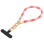 Goldfarbener Schnallen-Kurzer Handylanyard-Handgelenkriemen