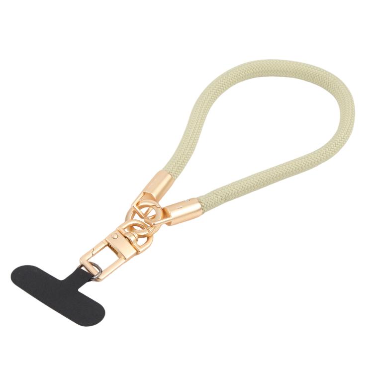 Goldfarbener Schnallen-Kurzer Handylanyard-Handgelenkriemen