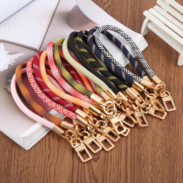 Goldfarbener Schnallen-Kurzer Handylanyard-Handgelenkriemen