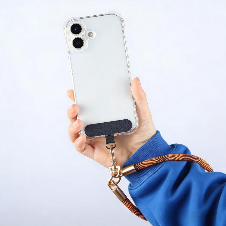 Goldfarbener Schnallen-Kurzer Handylanyard-Handgelenkriemen