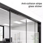 5 Stk./Packung Statische Elektrizität Antikollisions-Streifenfolie Mattierte Sichtschutzfolie, kleine Streifen 30cm x 1m, kleine Streifen 40cm x 1m, kleine Streifen 50cm x 1m, große Streifen 30cm x 1m, große Streifen 40cm x 1m, große Streifen 50cm x 1m