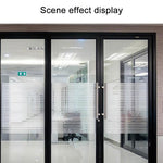 5 Stk./Packung Statische Elektrizität Antikollisions-Streifenfolie Mattierte Sichtschutzfolie, kleine Streifen 30cm x 1m, kleine Streifen 40cm x 1m, kleine Streifen 50cm x 1m, große Streifen 30cm x 1m, große Streifen 40cm x 1m, große Streifen 50cm x 1m
