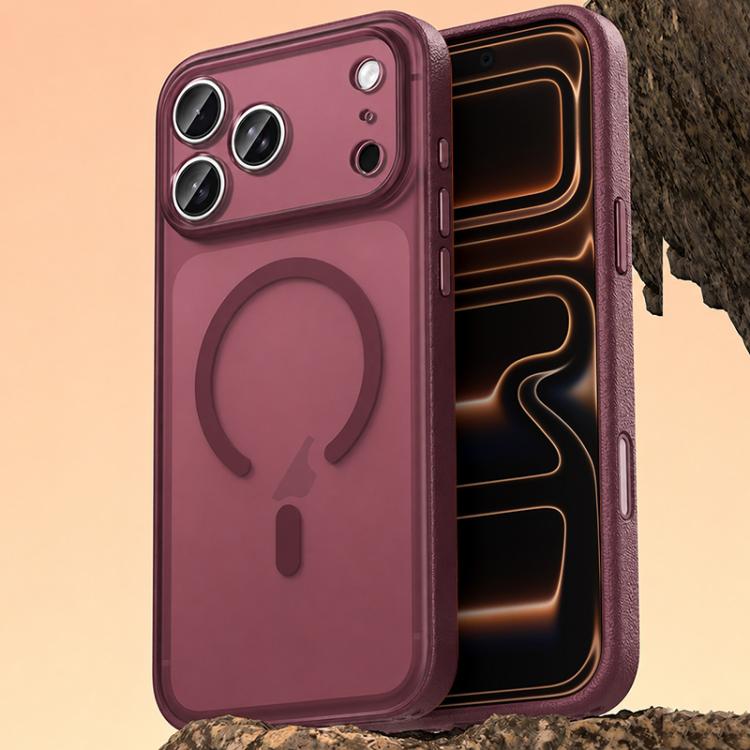Vegane Leder-Magnet-Handyhülle, Für iPhone 17 Pro Max, Für iPhone 17 Pro, Für iPhone 17
