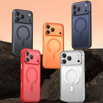 Vegan Leather Magnetic Phone Case, For iPhone 17 Pro Max, For iPhone 17 Pro, For iPhone 17