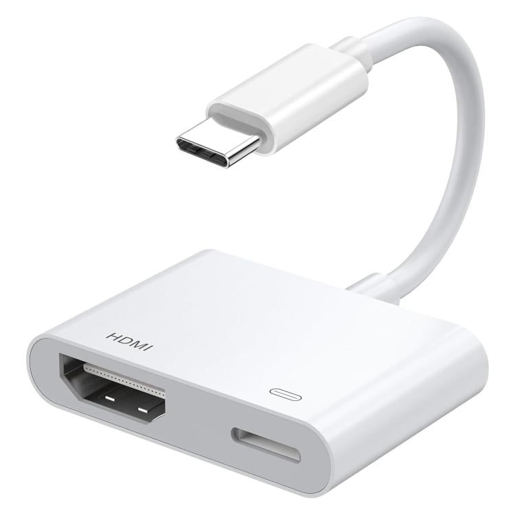 USB-C/Type-C zu HDMI+USB-C/Type-C 4K/60HZ Digitaler AV-Adapter, Type-C 4K/60HZ