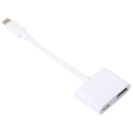USB-C/Type-C zu HDMI+USB-C/Type-C 4K/60HZ Digitaler AV-Adapter, Type-C 4K/60HZ
