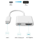 USB-C/Type-C zu HDMI+USB-C/Type-C 4K/60HZ Digitaler AV-Adapter, Type-C 4K/60HZ