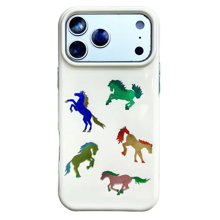 Abgerundete Kante IMD Muster TPU Handyhülle, Für iPhone 17 Pro Max, Für iPhone 17 Pro, Für iPhone 17